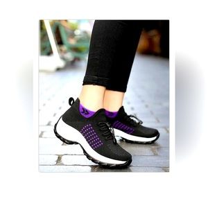 NWOB Women OrthoStretch Cushion Sneakers Orthopedic Running Walking Shoes Size 8